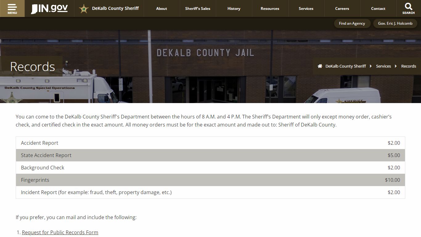 DeKalb County Sheriff: Records